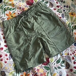 Olive Dry Fit Adventure Shorts